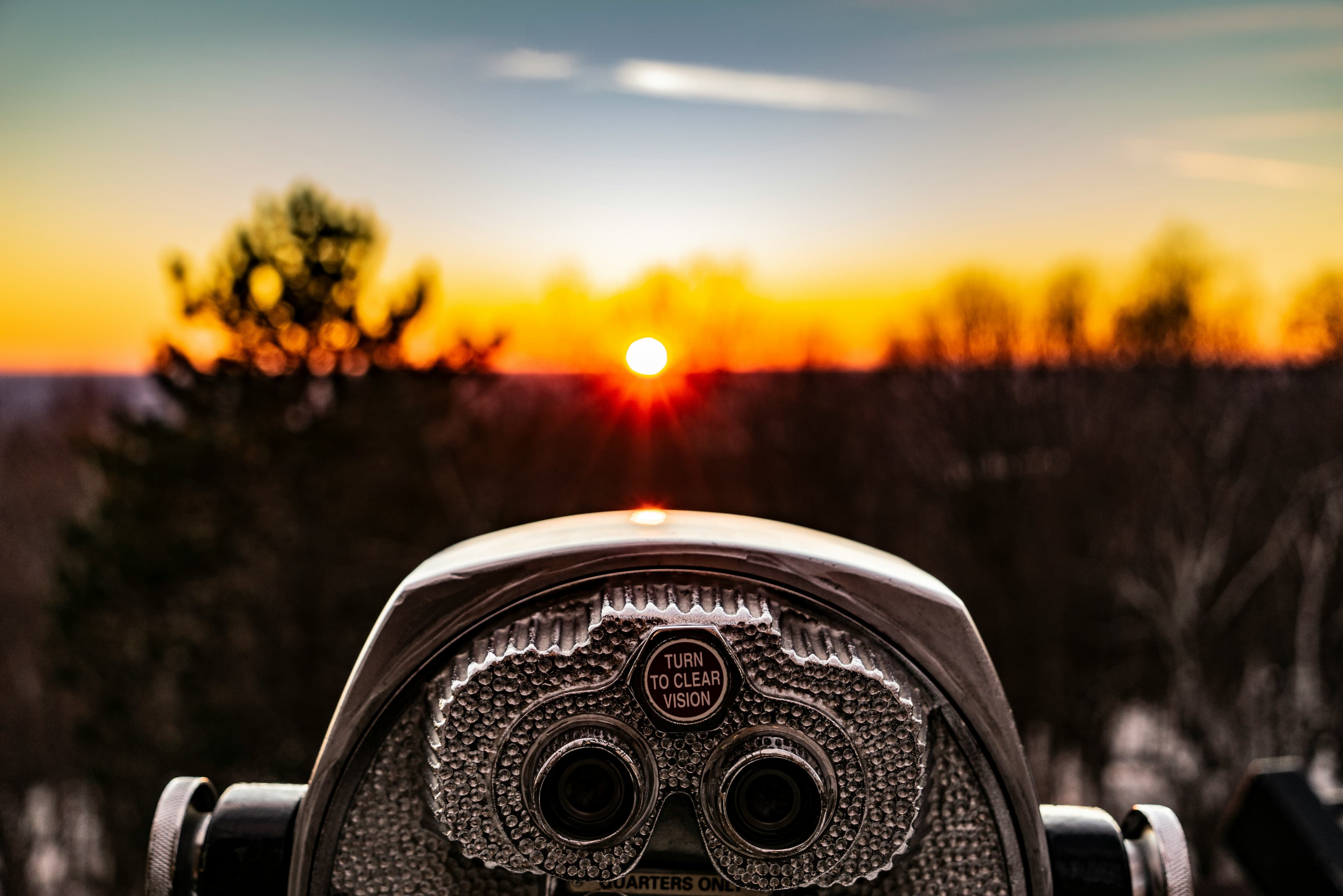 Futuristic technology interface representing vision